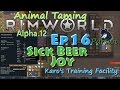 RimWorld A12 Animal Taming LP-Karo's Training Facility-Ep16 Sick Beer Joy