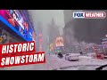 New York City Smacked By Monster Snowstorm Charging Through The Nation