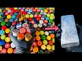 Lovely Liquor Top Melt - ASMR Metal Melting - Trash To Treasure - BigStackD Bulk Casting Aluminum