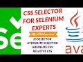 CSS Selector for Selenium Experts| Very Easy to learn|Same as Xpath
