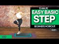 15 Minute Simple Low Impact Step Aerobics Routine For Beginners or Seniors - 125 BPM #80