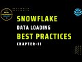 Best Practices For Loading Data Into Snowflake | Snowflake Tutorial | Ch-11