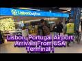 Lisbon Airport (LIS) Terminal 1 International Arrivals Walkthrough 2026
