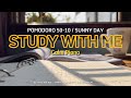 1-HOUR STUDY WITH ME / calm piano 🎹 / Sunny Day / Pomodoro 50-10