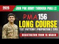 156 PMA Long Course Registration | 156 PMA Long Course  Initial Test Preparation | PMA 156 LC
