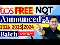 TCS NQT 2026 Hiring Announced | 2024, 2025, 2026 Batch Eligible | Prime Digital Ninja