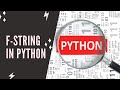 F-String | Python Tutorials for Beginners in Hindi | Part - 43 | #Python | #CodeMadeEasy