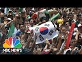 Jubilant Mexico Fans Celebrate Soccer Success By Thanking South Koreans | NBC News