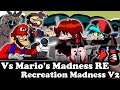 FNF | Vs Mario's Madness v2 (RECREATION) | Mods/Hard/Gameplay|
