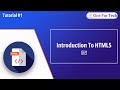 HTML5 Tutorial For Beginners in Hindi [Tutorial-1]