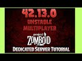 Project Zomboid Build 42 Dedicated Server Setup (Unstable Multiplayer)