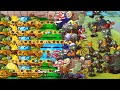 Plants vs Zombies 999 Giant Gatling Gun and Ice vs 999 Zombies