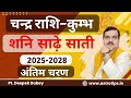 शनि साढ़ेसाती  - कुम्भ राशि : 2025 से 2028  | Rashifal by @AstroDeepakDubey