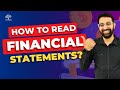 How to Read Financial Statements? | How to Read P\u0026L, Balance Sheet \u0026 Cash Flow Statements