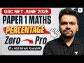 UGC NET June 2026 Paper 1 Maths Percentage | Maths \u0026 Reasoning UGC NET | Abhishek sir #2