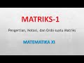 MATRIKS-1