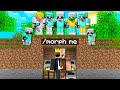 Minecraft Manhunt 1v3 But I Secretly Used MORPH MOD