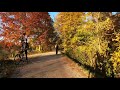 Biking along Isar River Munich (Video3/3) Autumn 2021