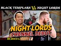 Black Templars vs Night Lords 2,000pts | LIVE Battle Report Warhammer 40K 9th Edition