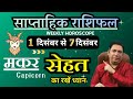 मकर राशि  | 1 – 7 December | saptahik rashifal | Makar rashi by astroguru Nikhil | Capricorn 2025