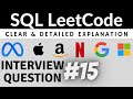 LeetCode Interview SQL Question with Detailed Explanation | Practice SQL | LeetCode 627