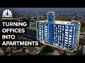 How Empty Offices Become Apartments In The U.S.