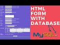 Student Registration Form Using Html and Css With Database
