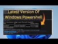 How to install latest version of powershell in Windows 11 | Upgrade Powershell to 7.5.0