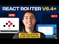 #75: Introduction to React Router v6.4: Creating a Basic Routes in Our React App