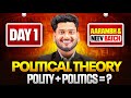 Introduction to Political Theory Chapter 1 | What is Politics \u0026 Polity | B.A Program/Hons. 1st Year