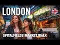 Old Spitalfields Market Walk 4K – London Spring Evening