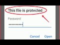 Fix This file is protected Problem Solve