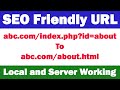 SEO Friendly URL | Change Query String to .HTML extension
