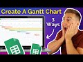 Create A Google Sheets Gantt Chart (Timeline View) Three Methods