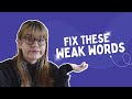 7 weak words to CUT from your novel (delete them right now!)