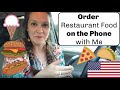 Order Food in an American Restaurant