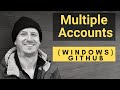 Managing Username/Passwords on multiple GitHub accounts (Windows) - HTTPS
