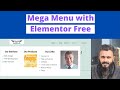 How to Build a Mega Menu with Elementor Free - Suhail Ahmad Wordpress Tutorials