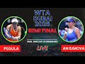 Jessica Pegula vs Amanda Anisimova Live Scores : WTA Dubai 2026 Semi Finals
