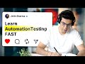 How to Study Automation Testing Effectively ( Prepare for Interviews Fast)