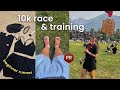 10k race day \u0026 training week as a beginner runner | running vlog