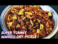 How to make dry pickle//PICKLE//hudi uppinakayi//podi uppadu //kannada and thulu//storable pickle