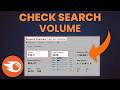 How to Check Search Volume of a Keyword Using Semrush (FAST \u0026 EASY)