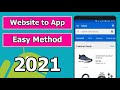 How to Convert Web to Android App Free, How to Create WebView in Android Studio Error Text Permitted
