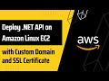 Deploying .NET API on Amazon Linux EC2 | Custom Domain | SSL certificate with Let's Encrypt