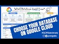 Choose your database on Google Cloud