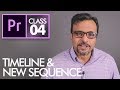 New Sequence and Timeline - Adobe Premiere Pro CC Class 4 - Urdu / Hindi