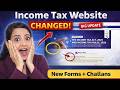 New Income Tax Website - 1 April 2026 नए Form \u0026 challan आ गए | Income Tax Act 2025 Implemented