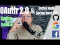 OAuth2  \u0026 Spring boot 3 \u0026 Social login | never been easier