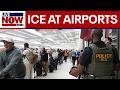 Mask-free ICE agents begin patrolling US airports